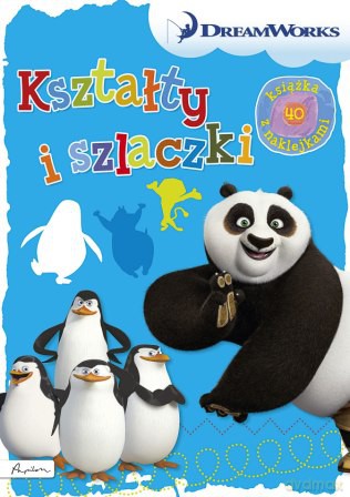 Kształty i szlaczki książka z naklejkami [KSIĄŻKA]