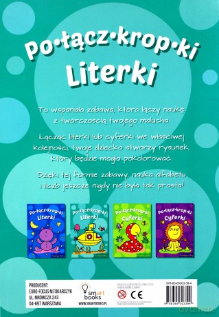 Literki łódź podwodna połącz kropki [KSIĄŻKA]