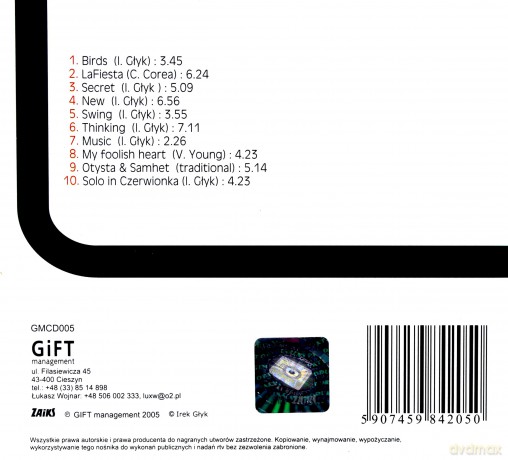 Irek Głyk: Long Time (digipack) [CD]