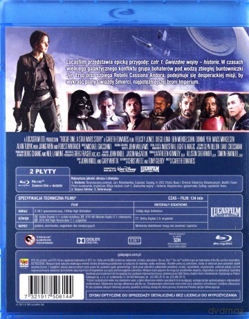 Łotr 1. Gwiezdne wojny - historie (Star Wars) [2xBlu-Ray]