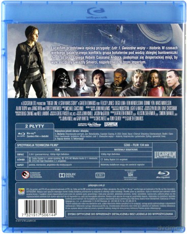 Łotr 1. Gwiezdne wojny - historie (Star Wars) [2xBlu-Ray]