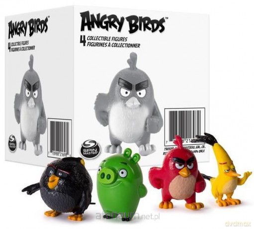 Angry Birds - Figurki Kolekcjonerskie Czteropak [FIGURKA]