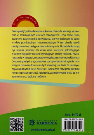 Bajeczki usprawniające pamięć dziecka - Grażyna Wasilewicz [KSIĄŻKA]