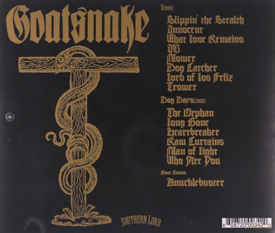 Goatsnake: 1 + Dog Days [CD]