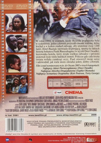 Hotel Ruanda [DVD]