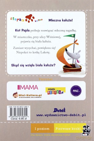 Czytamy bez mamy. Kot Papla i mleko - Joanna Krzyżanek [KSIĄŻKA]