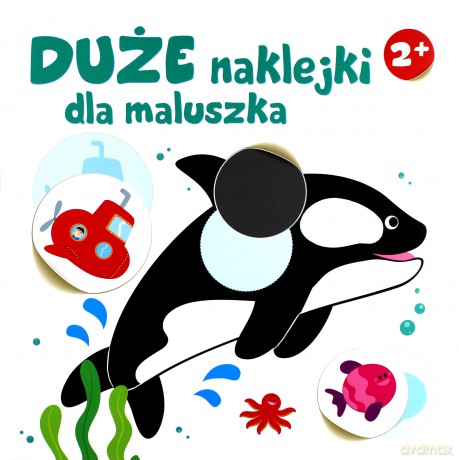 Duże naklejki dla maluszka - Delfin 2+ [KSIĄŻKA]