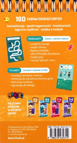Fiszki. Grajki 2-3 lata - Kinga Perczyńska [KSIĄŻKA]