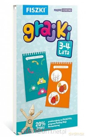Fiszki. Grajki 3-4 lata - Kinga Perczyńska [KSIĄŻKA]
