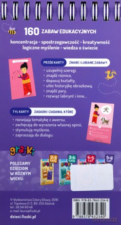 Fiszki. Grajki 5-6 lata - Kinga Perczyńska [KSIĄŻKA]