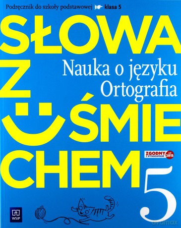 Język polski szkoła podstawowa 5 Słowa z uśmiechem nauka o języku podręcznik [KSIĄŻKA]