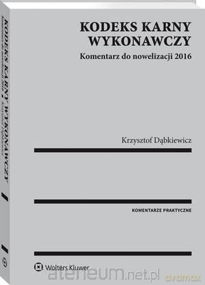 Kodeks karny wykonawczy. Komentarz do nowelizacji - Krzysztof Dąbkiewicz [KSIĄŻKA]