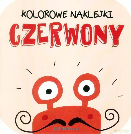 Kolorowe naklejki - Czerwony [KSIĄŻKA]