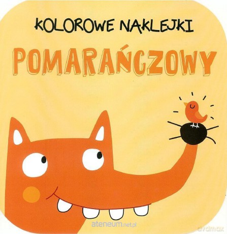 Kolorowe naklejki - Pomarańczowy [KSIĄŻKA]