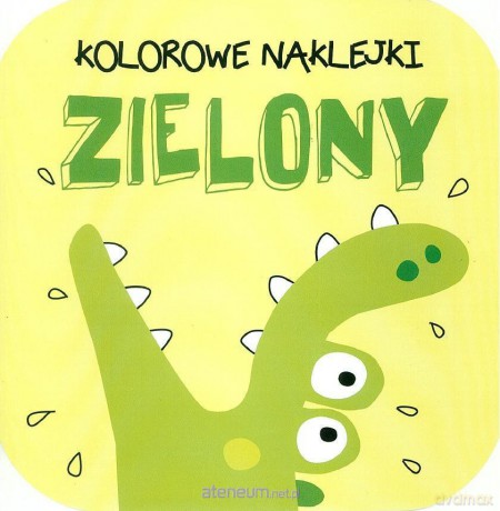 Kolorowe naklejki - Zielony [KSIĄŻKA]