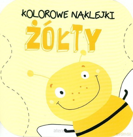 Kolorowe naklejki - Żółty [KSIĄŻKA]