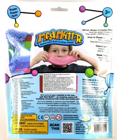 Mad Mattr masa plastyczna - niebieski 283 g