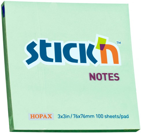 Notes samoprzylepny zielony pastelowy