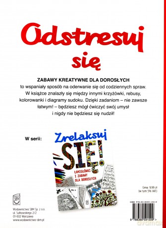 Odstresuj się. Zabawy kreatywne dla dorosłych [KSIĄŻKA]
