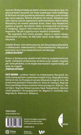 Plutopia. Atomowe miasta i nieznane katastrofy - Kate Brown [KSIĄŻKA]