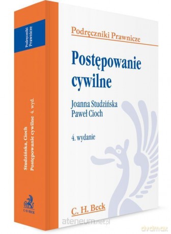 Postępowanie cywilne. Podręczniki Prawnicze - Joanna Studzińska, Paweł Cioch [KSIĄŻKA]