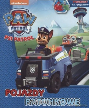 Psi Patrol. Pojazdy ratunkowe [KSIĄŻKA]