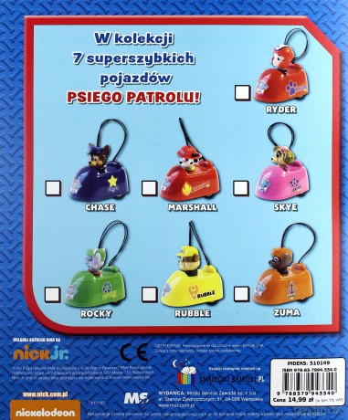 Psi Patrol. Pojazdy ratunkowe [KSIĄŻKA]