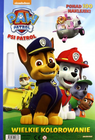 Psi Patrol. Wielkie kolorowanie [KSIĄŻKA]