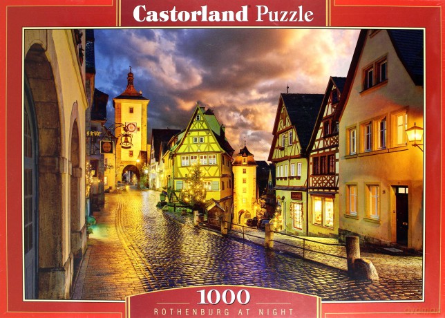 Puzzle 1000 el. Rothenburg at Night [PUZZLE]