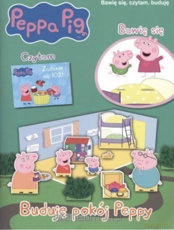 Świnka Peppa Bawię się, czytam...Buduję pokój [KSIĄŻKA]