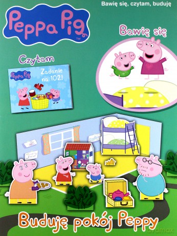 Świnka Peppa Bawię się, czytam...Buduję pokój [KSIĄŻKA]
