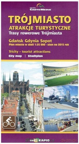 Trójmiasto - atrakcje turystyczne 1:25 000