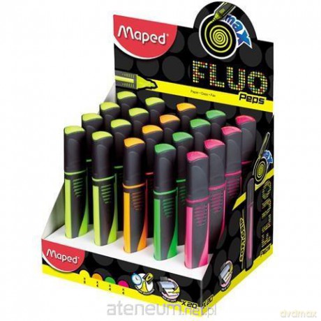 Zakreślacz Fluo Peps mix kolorów dsl (20 szt)