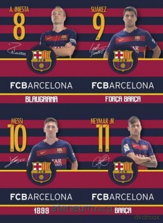 Zeszyt A5/32K kratka FC Barcelona 4 (10 szt)