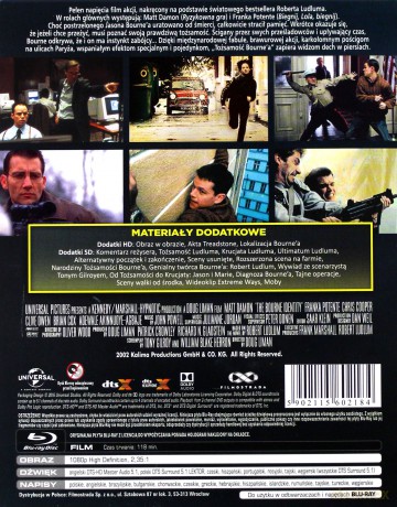 Tożsamość Bourne'a (steelbook) [Blu-Ray]