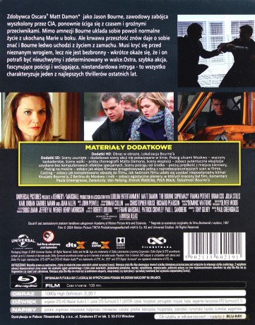 Krucjata Bourne'a (steelbook) [Blu-Ray]