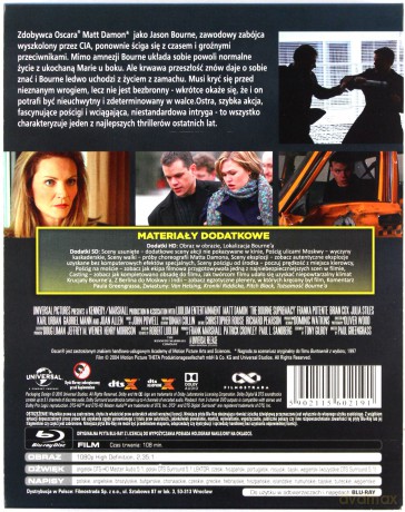 Krucjata Bourne'a (steelbook) [Blu-Ray]