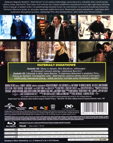 Ultimatum Bourne'a (steelbook) [Blu-Ray]
