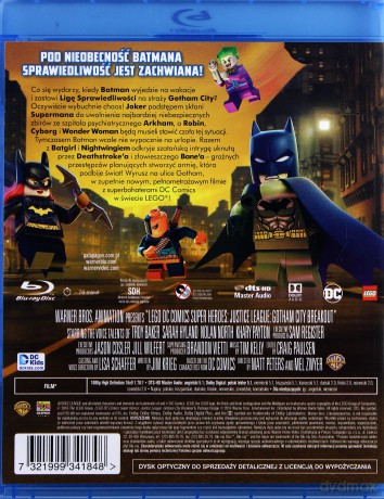 LEGO Liga Sprawiedliwości: Na Ratunek Gotham [Blu-Ray]