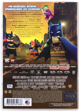 LEGO Liga Sprawiedliwości: Na Ratunek Gotham [DVD]