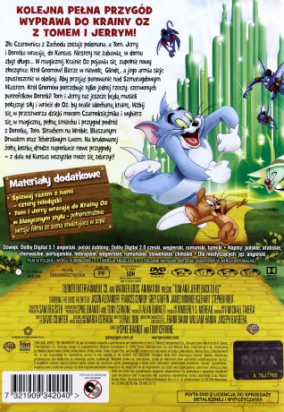 Tom i Jerry: Powrót Do Krainy Oz [DVD]
