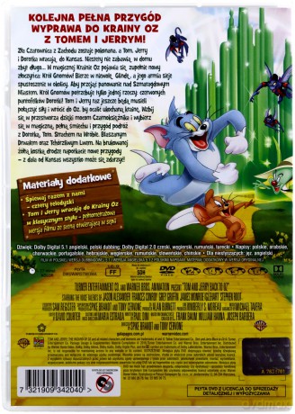 Tom i Jerry: Powrót Do Krainy Oz [DVD]