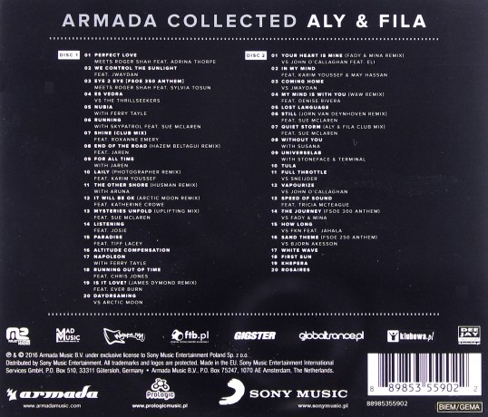 Aly & Fila: Armada Collected [2CD]