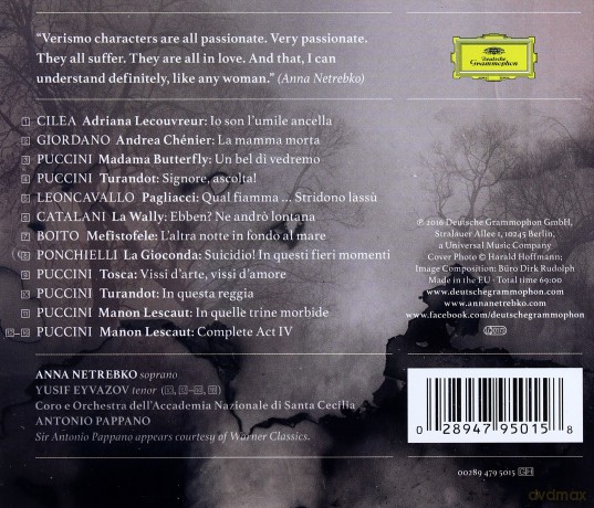 Anna Netrebko: Verismo [CD]