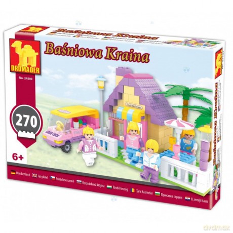 DROMADER Klocki Baśniowa Kraina 270 el. [KLOCKI]
