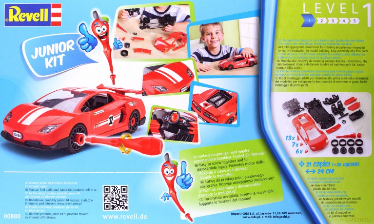 REVELL Junior kit Racing car