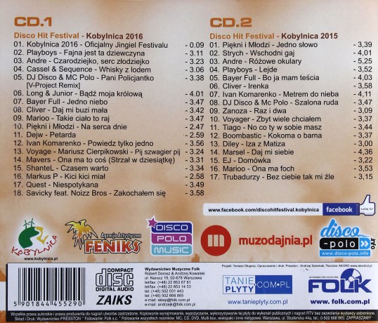 Disco Hit Festival - Kobylnica 2016 [2CD]