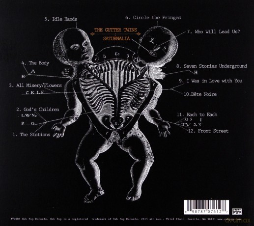 The Gutter Twins: Saturnalia [CD]