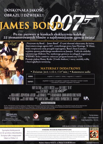 007 James Bond: Dr. No (booklet) [DVD]