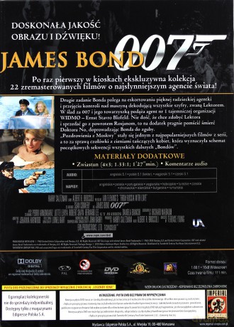 007 James Bond Pozdrowienia z Moskwy (booklet) [DVD]